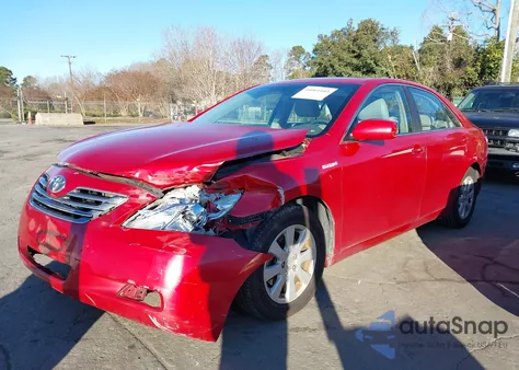 2009 Toyota Camry Hybrid z USA, uszkodzony, nr VIN 4T1BB46K89U110752